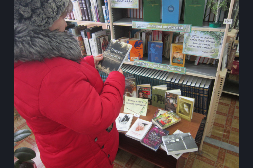 Знакомство с книжной выставкой